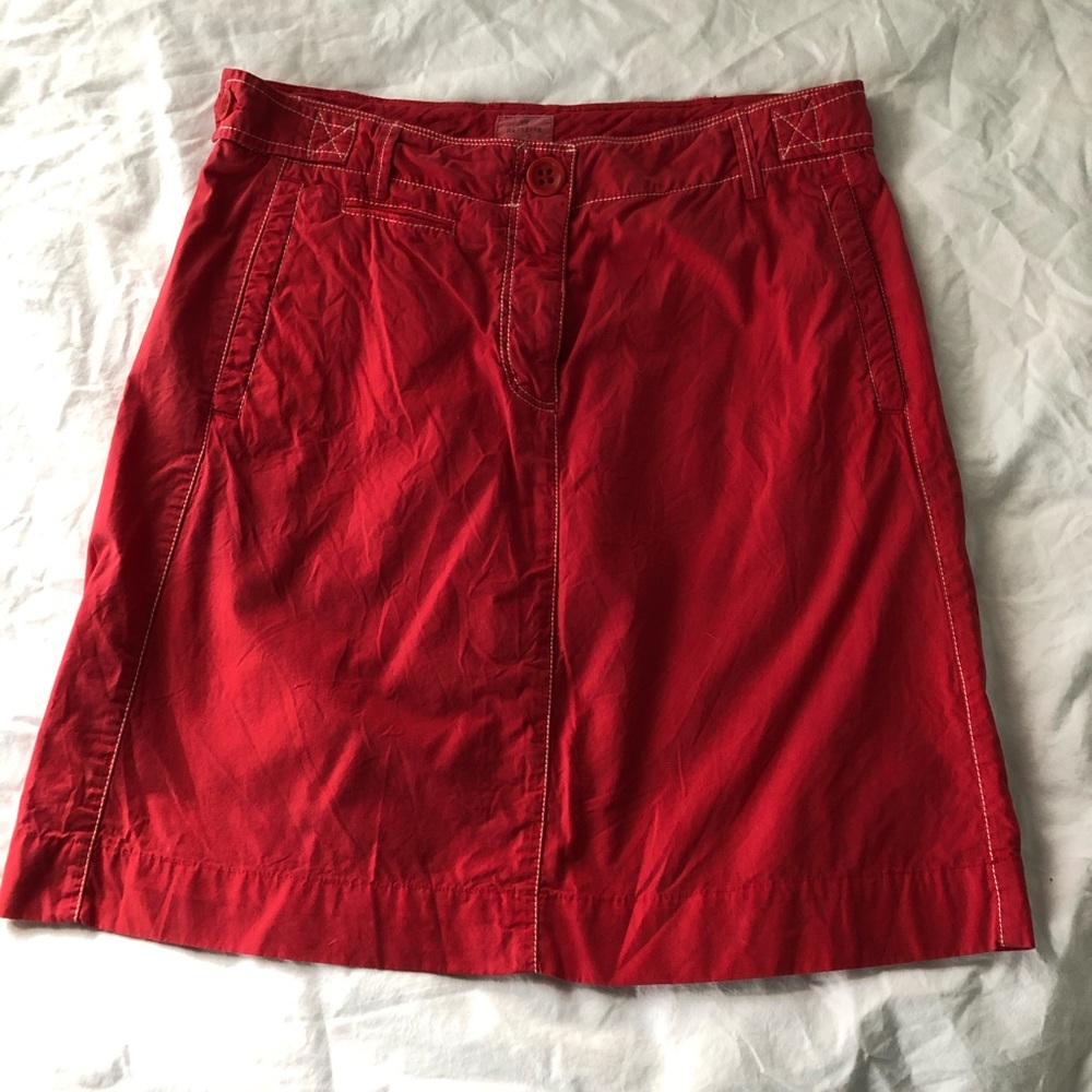 Red Hartford skirt